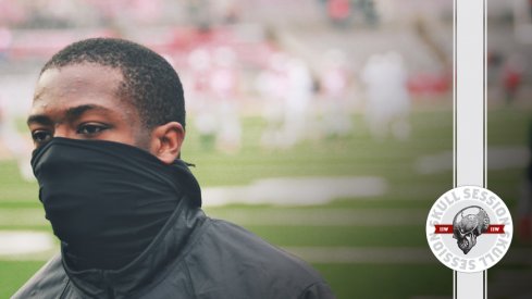 An unknown man prepares to stick up the October 6th 2016 Skull Session.