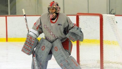 Ohio State goaltender Kassidy Sauve is the WCHA's Defensive Player of the Week