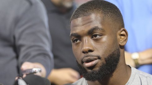 Ohio State quarterback J.T. Barrett meets the media.