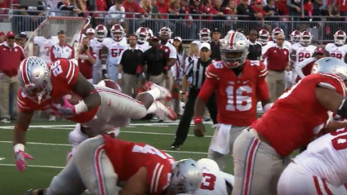 Ohio State-Indiana highlight.