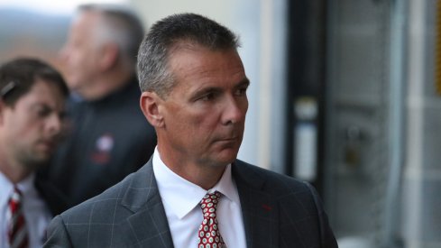 Ohio State arrives at Beaver Stadium.