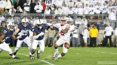 Dontre Wilson drops a pass. 