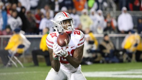 Parris Campbell did not have a great game for Ohio State against Penn State.