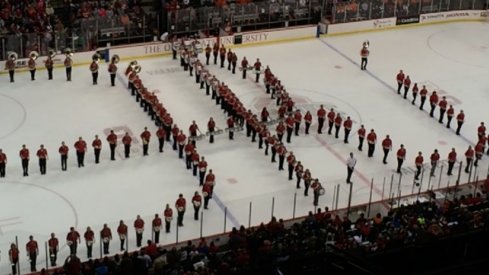 A taste of this week's performance of Script Ohio on ice!