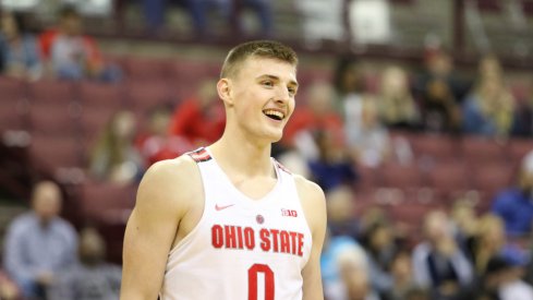 Ohio State freshman Micah Potter started Sunday's exhibition. 