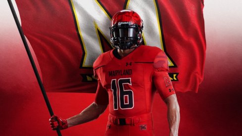 Maryland jerseys to be worn against Ohio State.