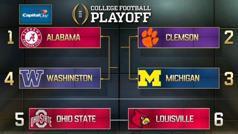 Gut reactions to the second set of College Football Playoff rankings.