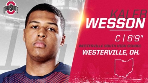 Kaleb Wesson from Westerville, Ohio.