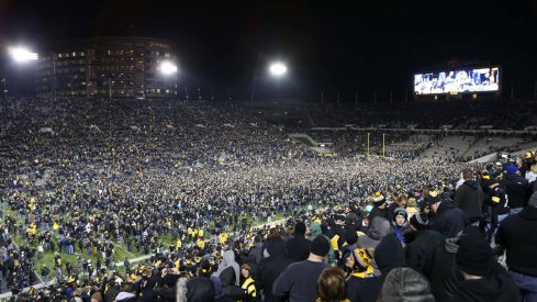 The Wolverines went down at Kinnick.