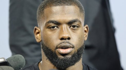 Ohio State quarterback J.T. Barrett meets the media.