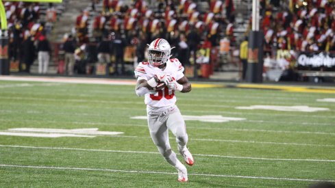 Tony Alford sees Demario McCall developing in the proper way in Ohio State's backfield.