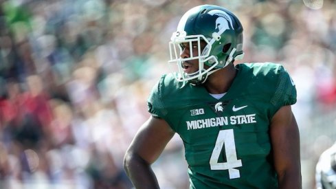 Malik McDowell during healthier times this season.