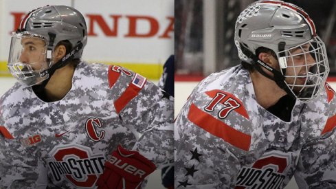 Nick Schilkey and Dave Gust are Big Ten Hockey Stars of the Week.