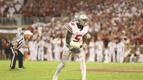 Corey Smith in action vs. Oklahoma.