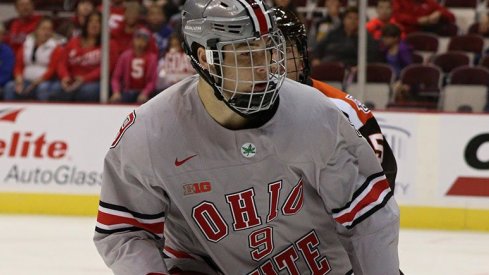 Ohio State's Tanner Laczynski netted a goal and an assist against RPI.