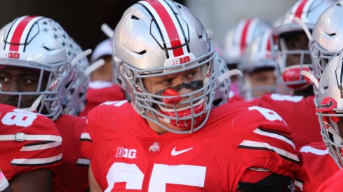 Pat Elflein is one of three finalists for the Outland Trophy.