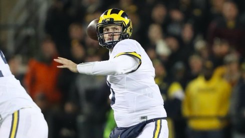 Wilton Speight plays against Iowa.