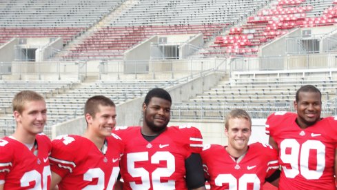 All smiles at Ohio State 2011 media days.