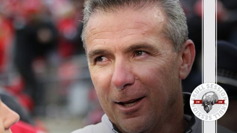 Urban Meyer grew a five o'clock shadow for the December 3rd 2016 Skull Session