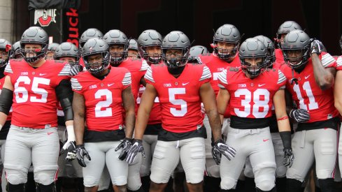 Ohio State preps to take the field vs. Michigan.