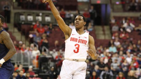 C.J. Jackson fires a 3-pointer.