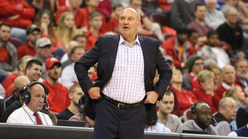 Ohio State coach Thad Matta strolls the sidelines in a loss to Florida Atlantic. 