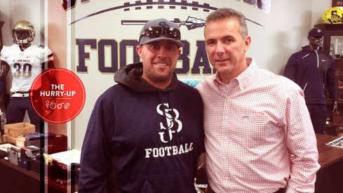 Urban Meyer and St. John Bosco head coach Jason Negro