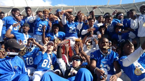 Shaun Wade and Trinity Christian won their fourth-straight state title on Saturday