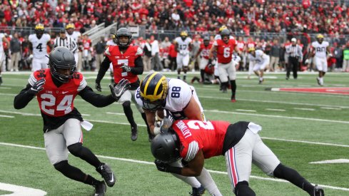 NFL Draft analysts from both ESPN and CBS regard a trio of Ohio State defensive backs highly in their first mock drafts.