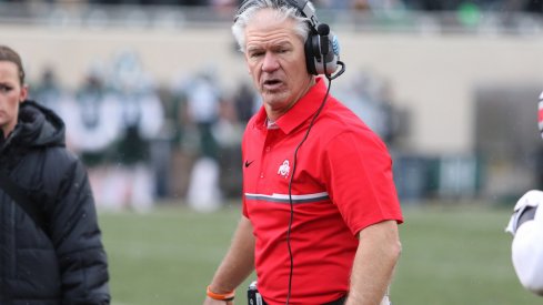 Ohio State CBs coach Kerry Coombs earlier this season. 