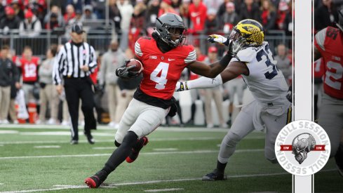 Ohio State's Curtis Samuel crowhops to the December 19th, 2016 Skull Session.