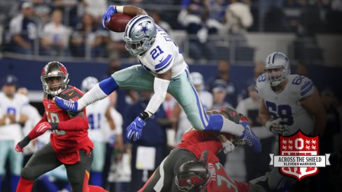 Ezekiel Elliott had a career day against Tampa Bay.