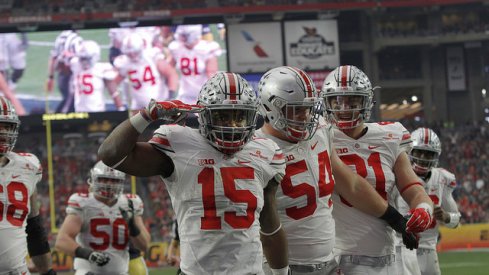 Ohio State's Ezekiel Elliott disagrees with Leonard Fournette and Christian McCaffery.