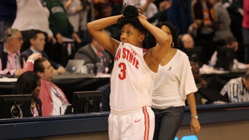 Ohio State fell to Connecticut despite Kelsey Mitchell's huge night.