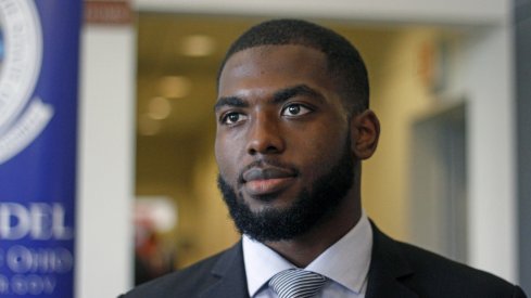 J.T. Barrett in June 2016 entering an off-season event at Ohio State.