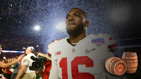 j.t. barrett at the 2016 playstation fiesta bowl