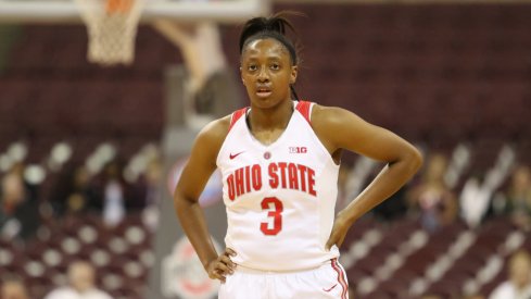 Kelsey Mitchell led all scorers to help the Buckeyes past Northwestern.