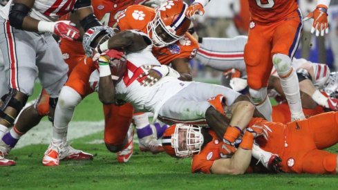 Ohio State managed just 88 yards rushing against Clemson in the Fiesta Bowl.