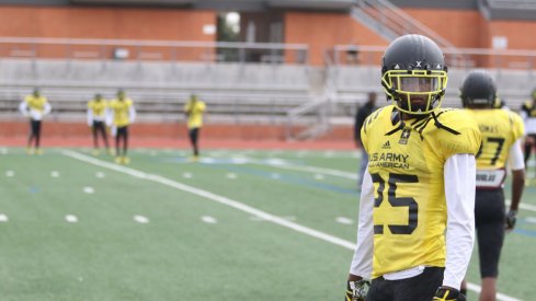 Shaun Wade at U.S. Army All-American Bowl practice.