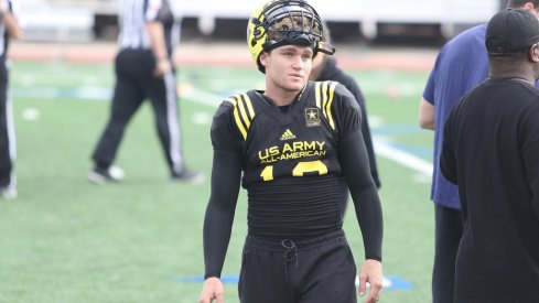 Tate Martell during U.S. Army All-American Bowl practice.