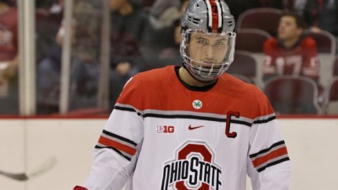 Ohio State captain Nick Schilkey struck twice against Penn State.