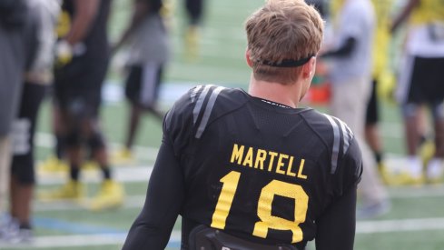 Tate Martell at the Army All-American game. 