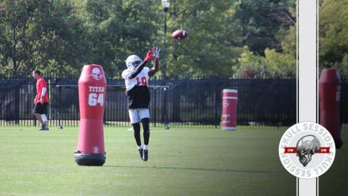 Ohio State's Eric Glover-Williams foreshadows his move to wide receiver for the 2016 Skull Session