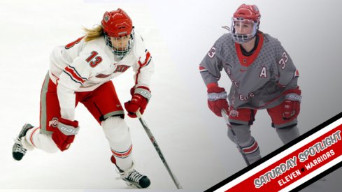 Meet Jessica and Jincy Dunne, who patrol the blue line for the Ohio State women's ice hockey team.