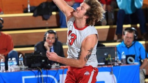 Ohio State men's volleyballer Miles Johnson