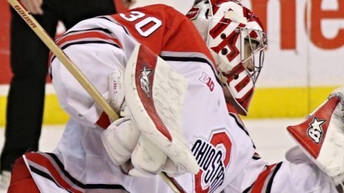 Ohio State goalie Christian Frey is Big Ten Hockey's Third Star of the Week.