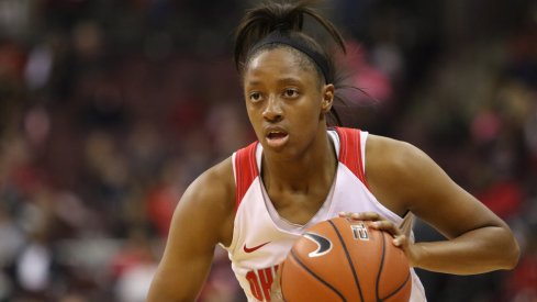 Kelsey Mitchell again led the Buckeyes.