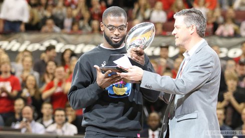 J.T. Barrett, Tyquan Lewis, Mike Weber and Billy Price were honored on Sunday for their individual accomplishments during the 2016 football season.