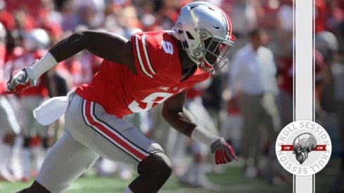 Ohio State's Ben Victor lifts off for the January 26th 2017 Skull Session