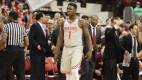 Ohio State's Jae'Sean Tate during Wednesday's game against Minnesota. 